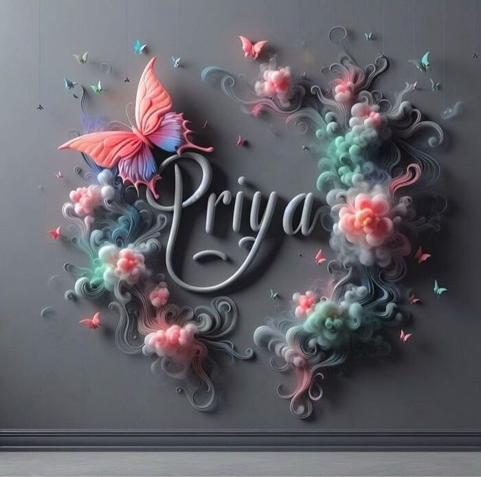 priya name dp clean look