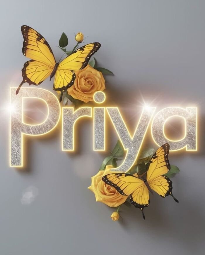 priya name dp soft light