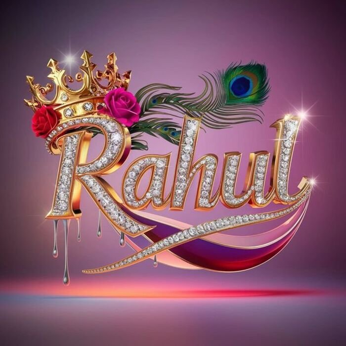 rahul name dp blur style