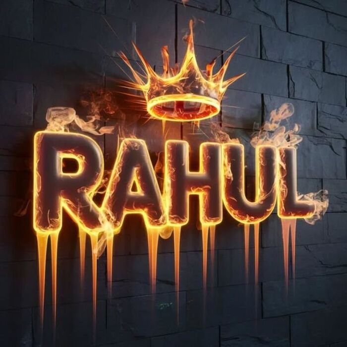 rahul name dp clean look