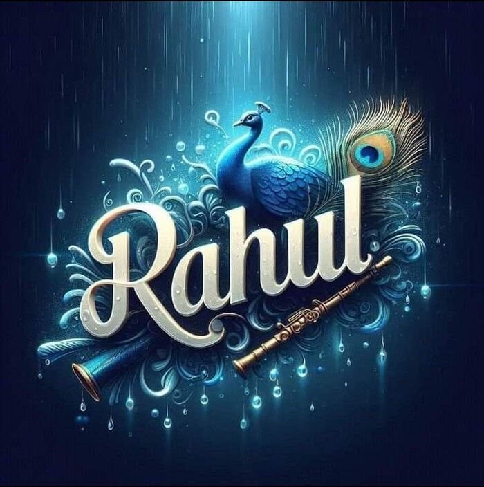 rahul name dp edit