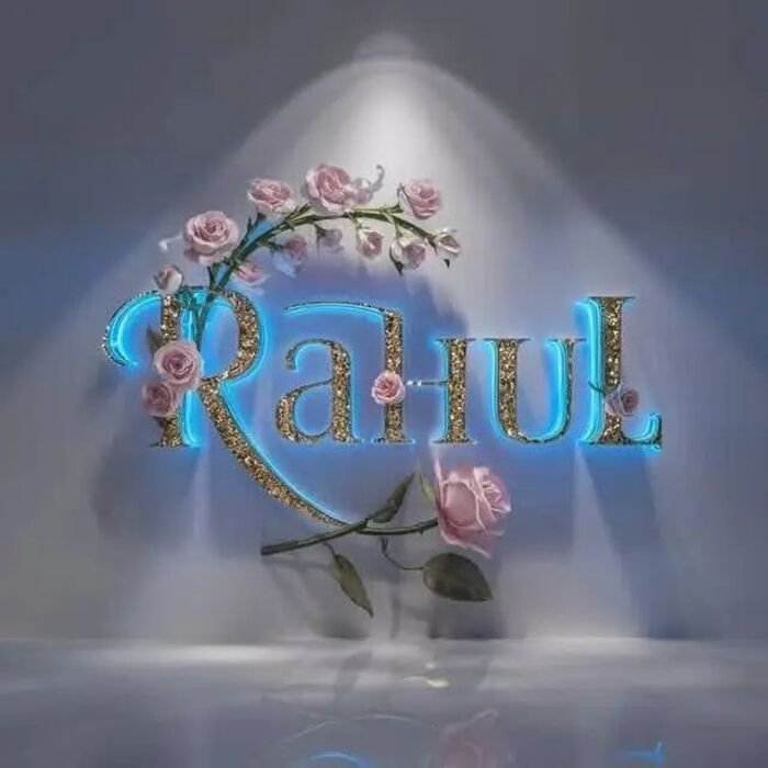 rahul name dp simple edit