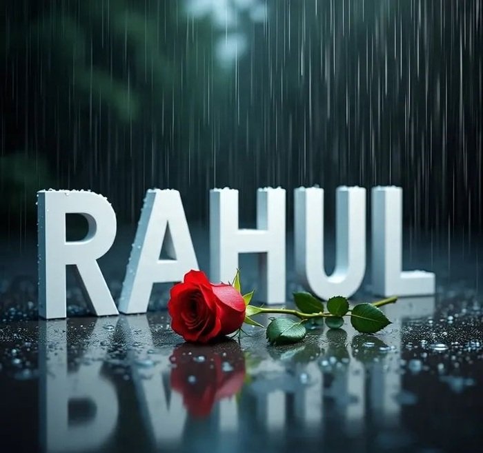 rahul name dp simple