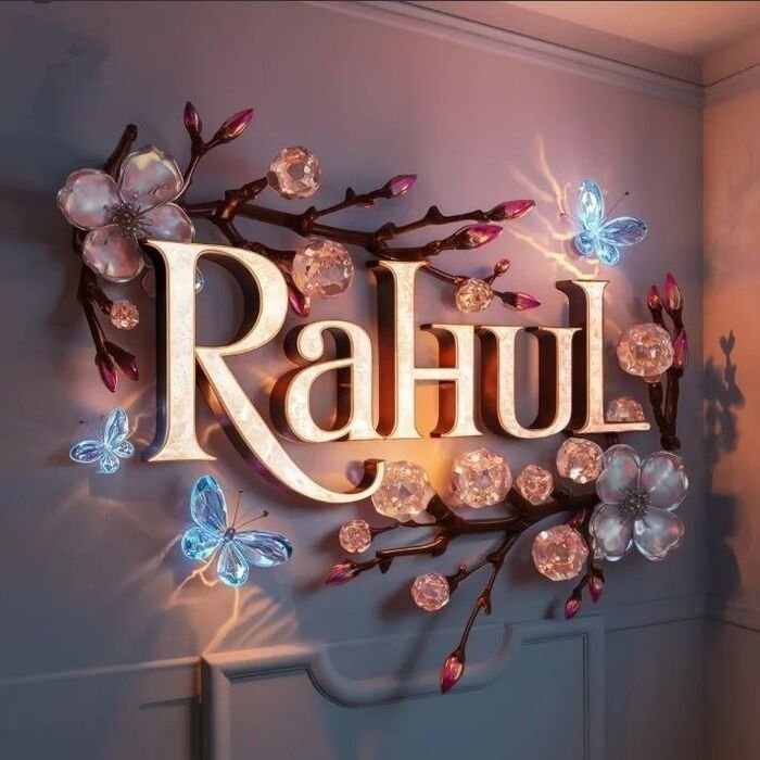 rahul name dp soft light