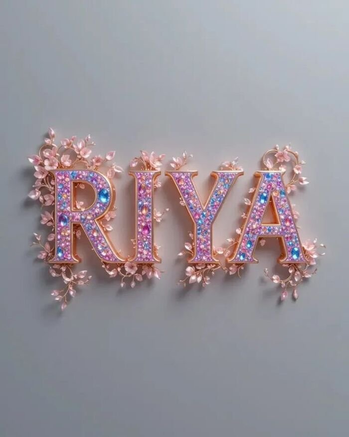 riya name dp blur style