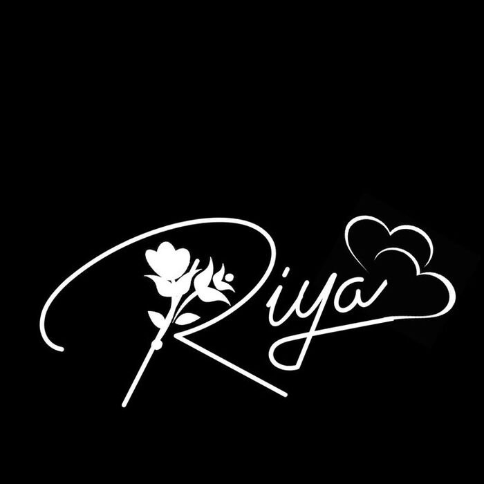riya name dp simple edit