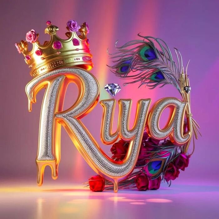 riya name dp simple
