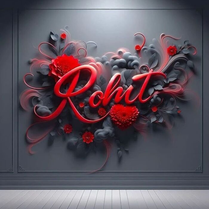 rohit name dp vibes