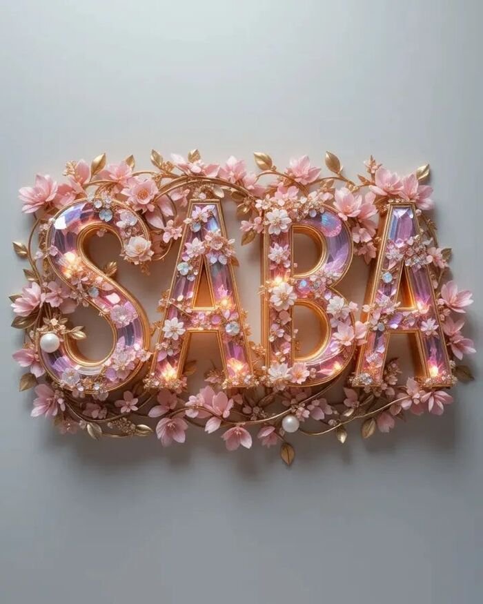 saba name dp simple edit