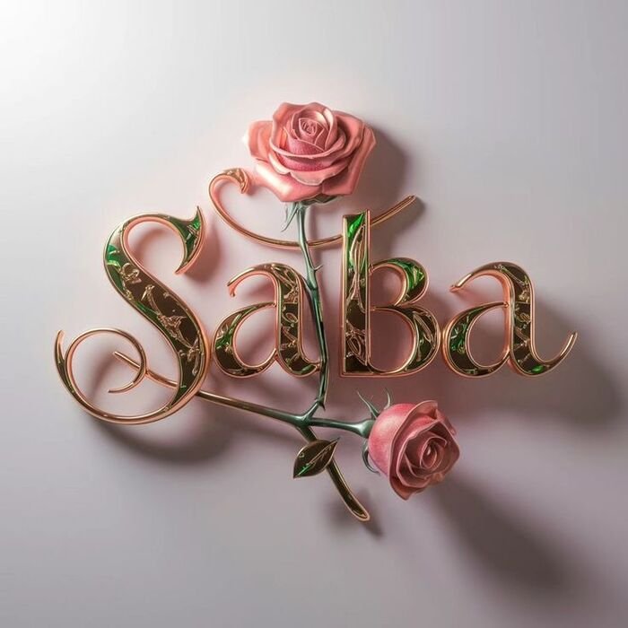 saba name dp soft vibes