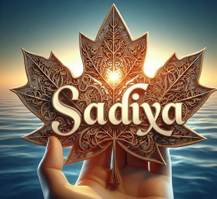 sadiya name dp aesthetic