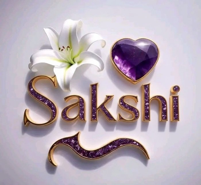sakshi name dp aesthetic