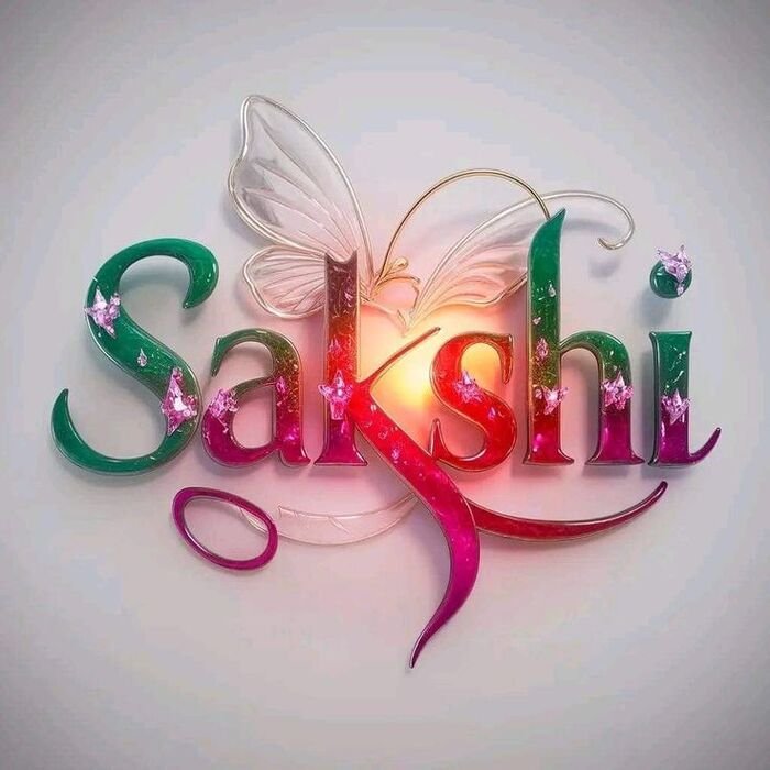 sakshi name dp clean look