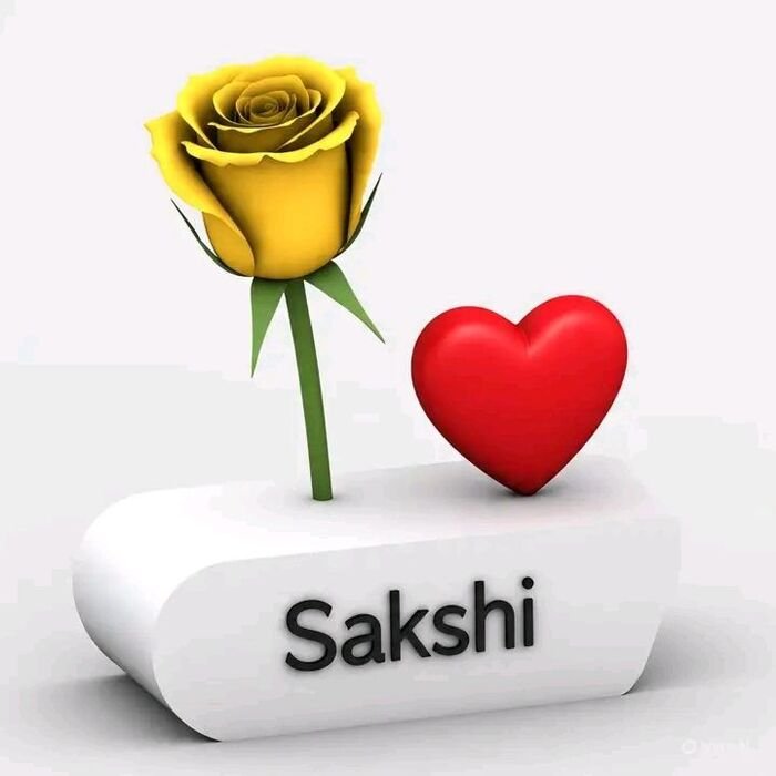 sakshi name dp elegant