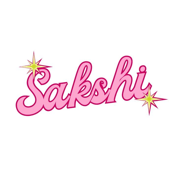 sakshi name dp mood edit