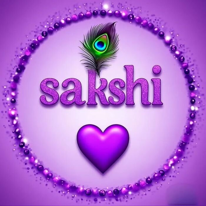 sakshi name dp simple edit