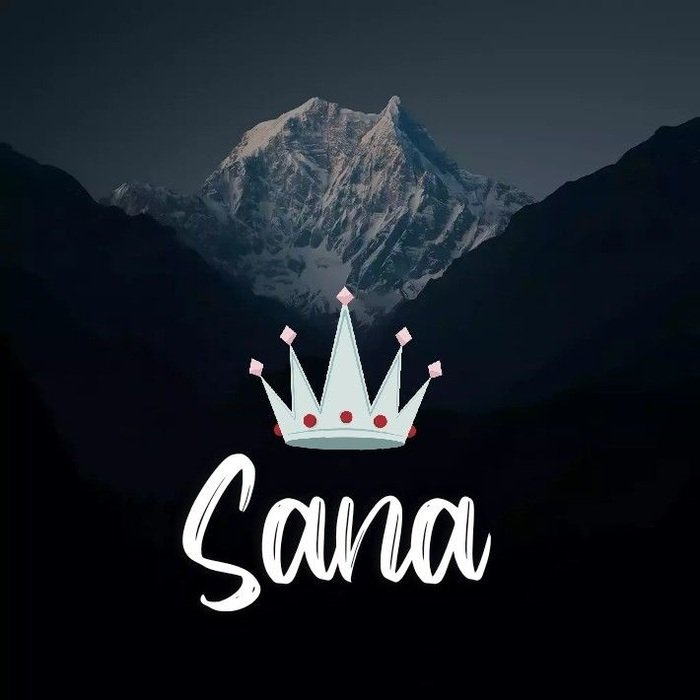 sana name dp aesthetic mood