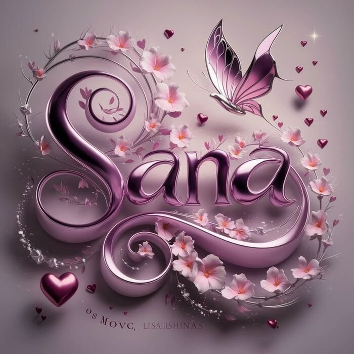 sana name dp soft vibe
