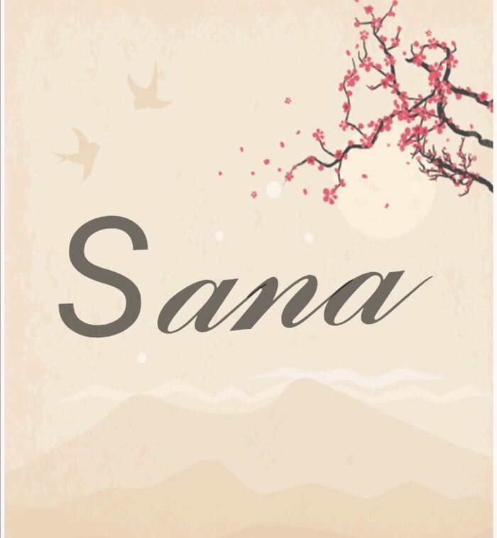 sana name dp soft vibes