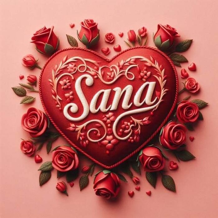 sana name dp warm tone