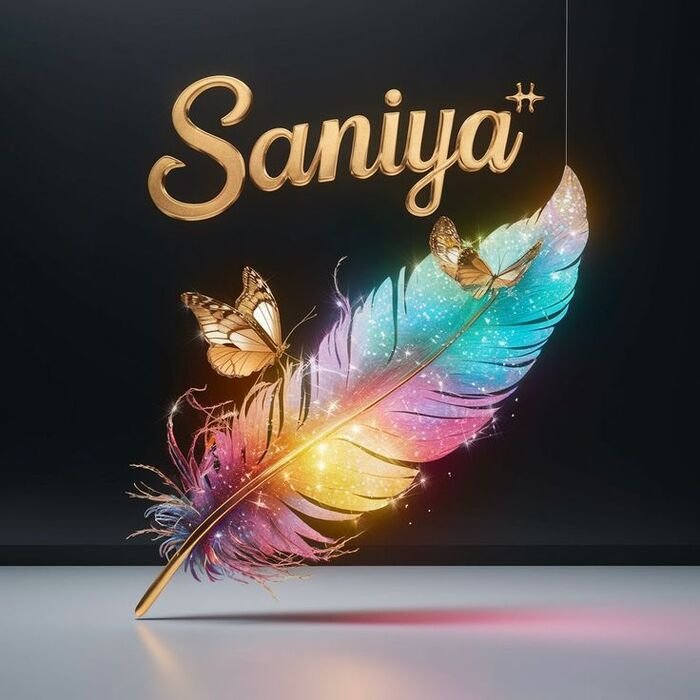 saniya name dp cool tone