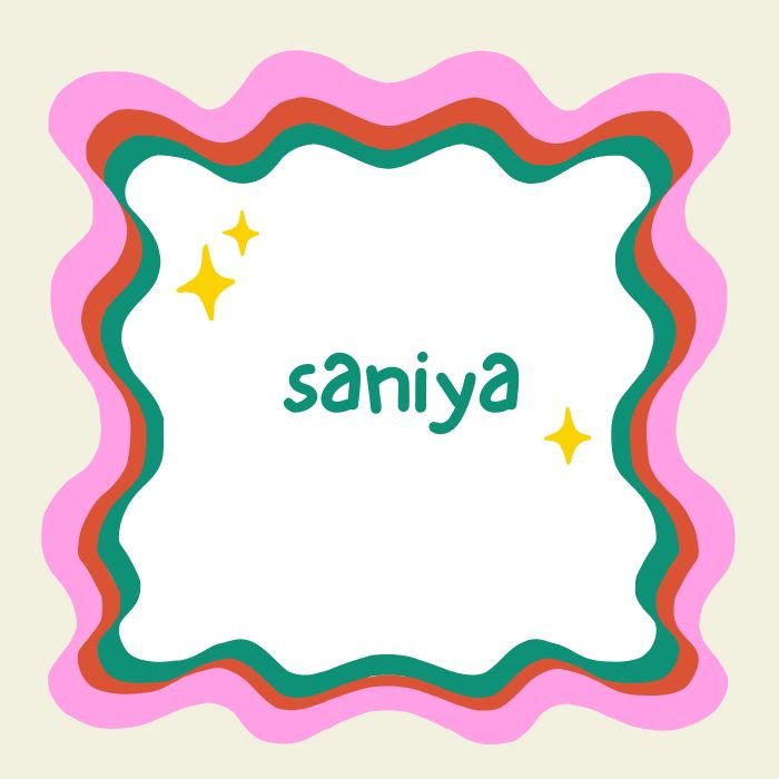 saniya name dp cute