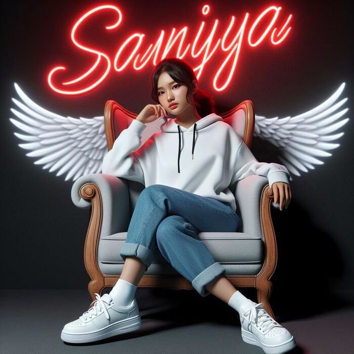 saniya name dp simple edit