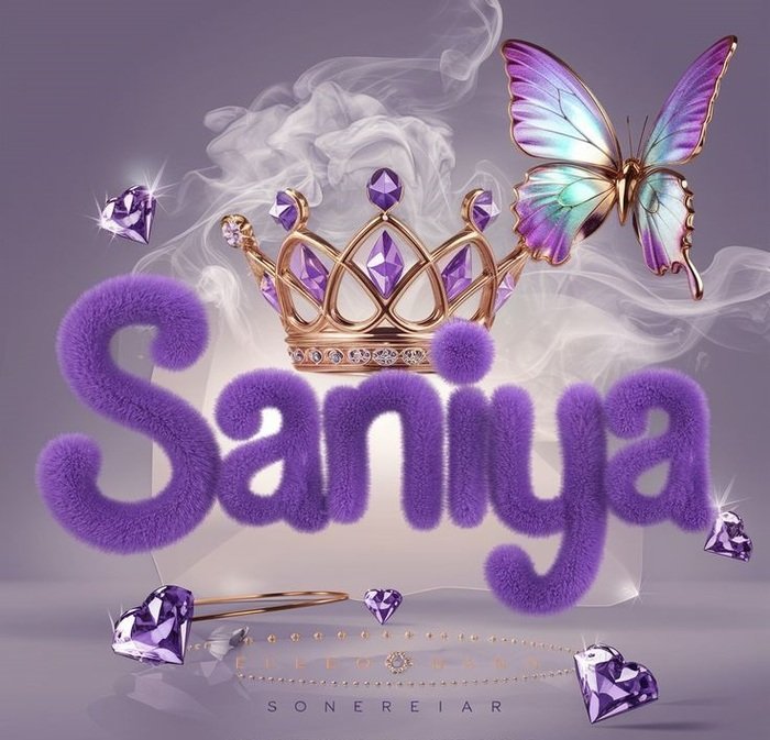 saniya name dp stylish