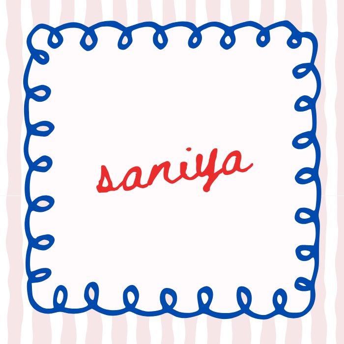 saniya name dp vibe edit