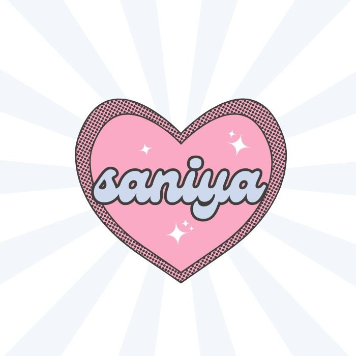saniya name dp