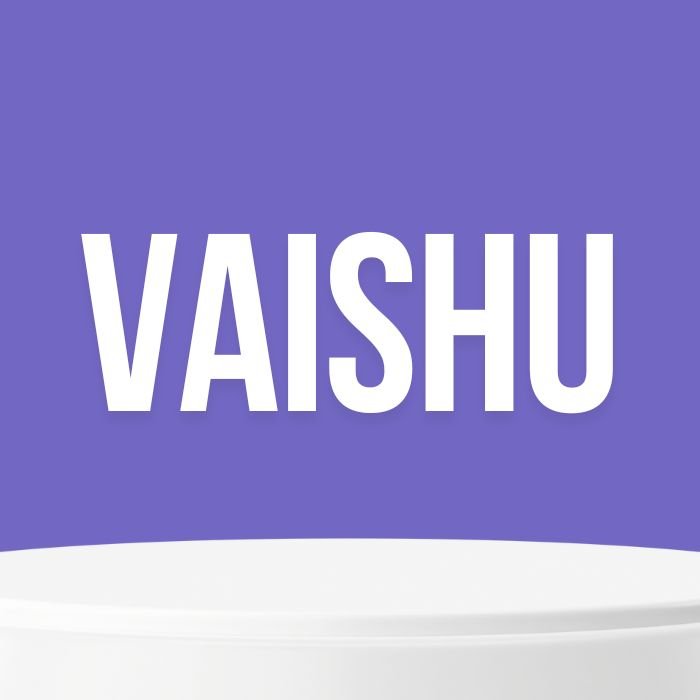 vaishu name dp clean look hd