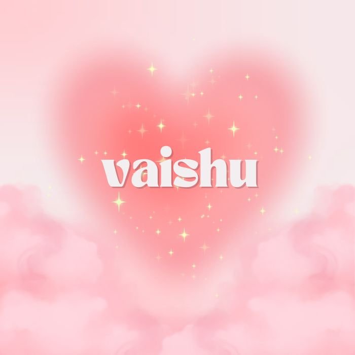 vaishu name dp clean look