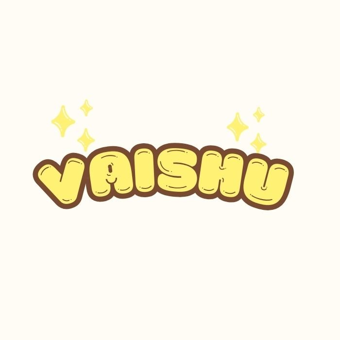 vaishu name dp cute