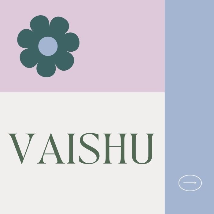 vaishu name dp simple