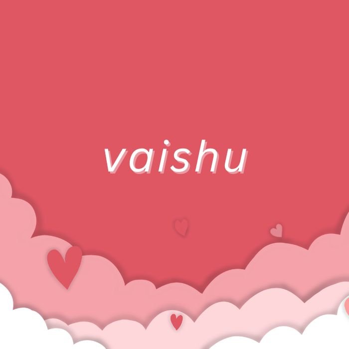 vaishu name dp soft tone