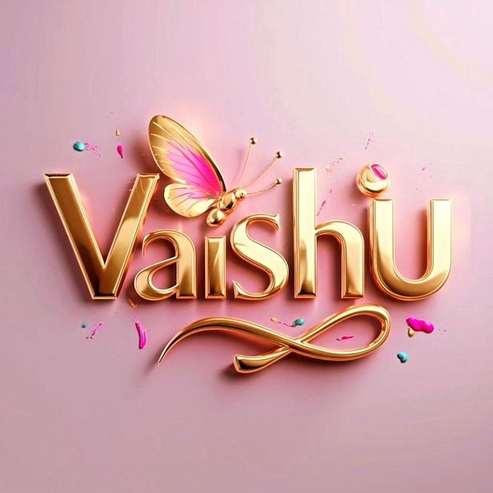 vaishu name dp trending