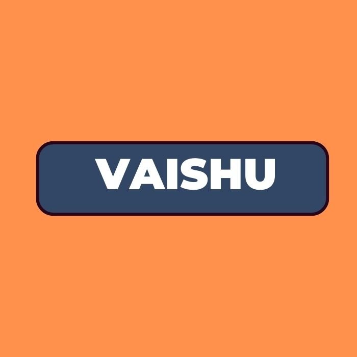 vaishu name dp vibe edit