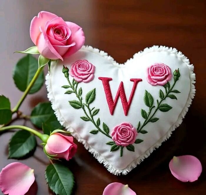 w name dp trending heart full hd