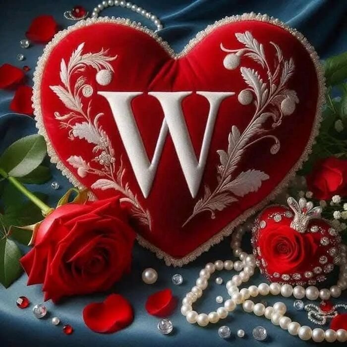 w name dp trending heart