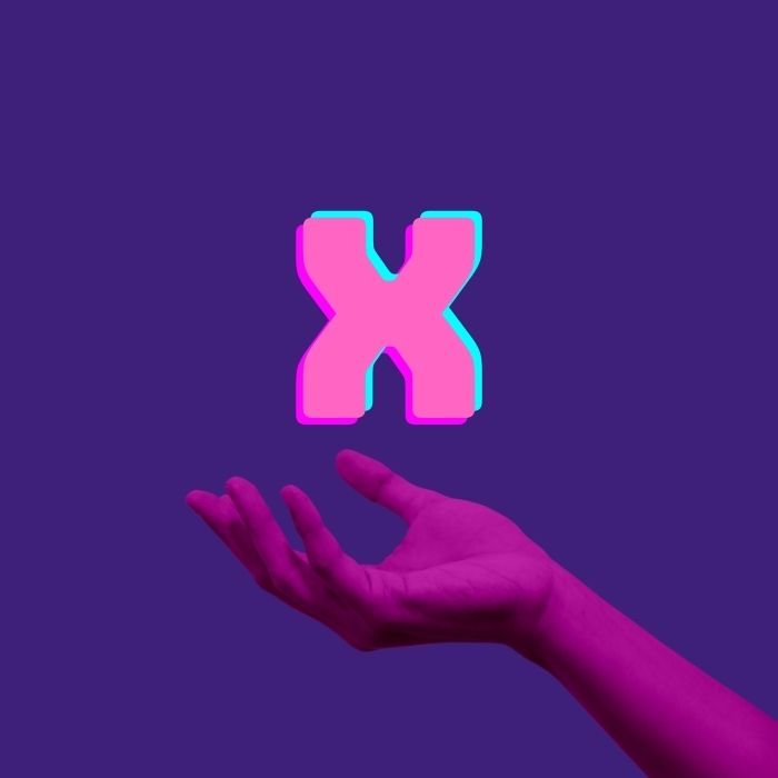 x name dp stylish vibe