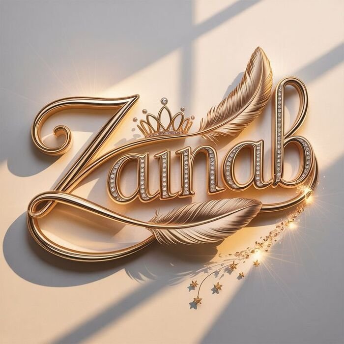 zainab name dp clean look