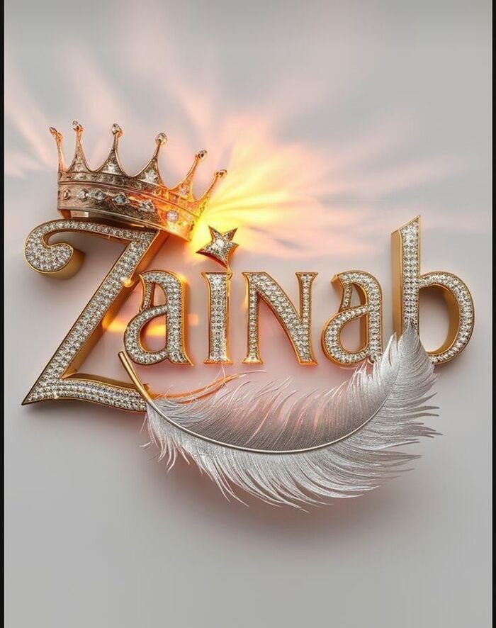 zainab name dp minimal