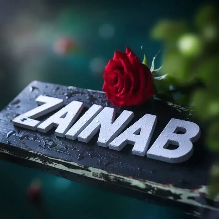 zainab name dp natural look