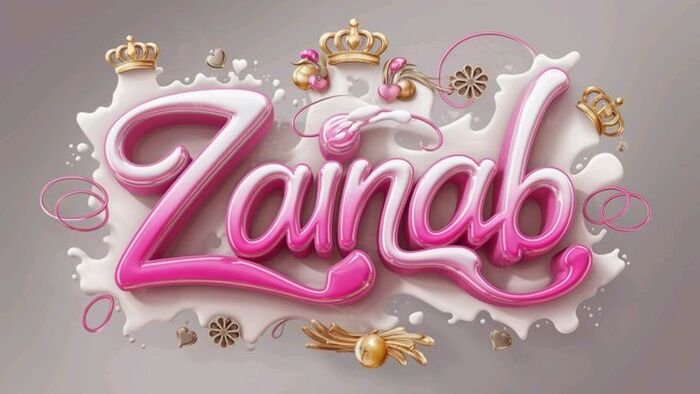 zainab name dp portrait edit