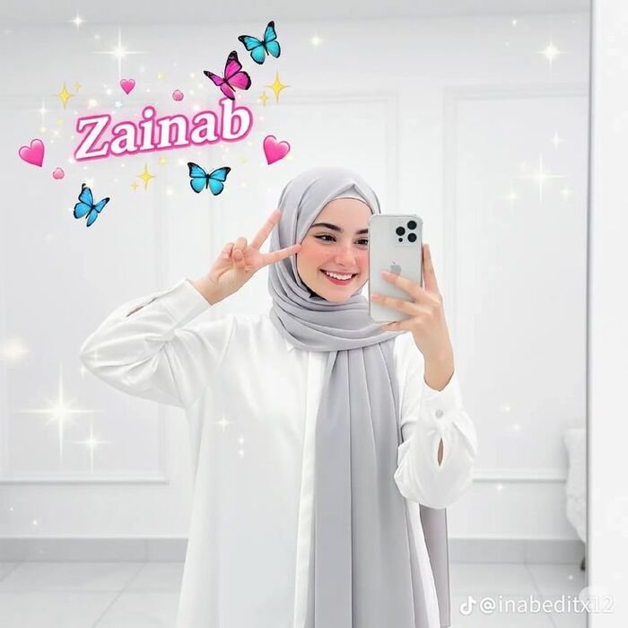 zainab name dp sharp look