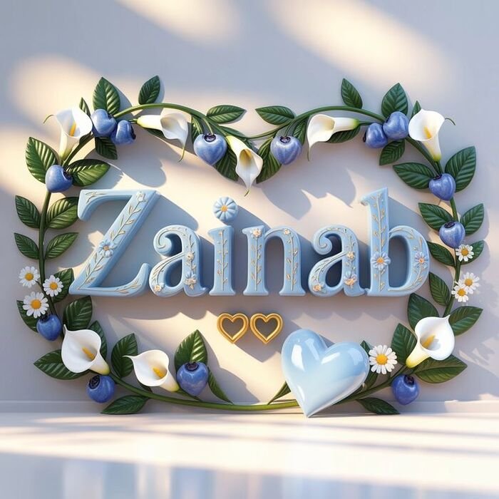 zainab name dp simple edit