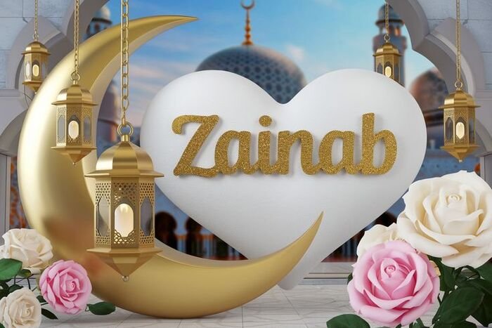 zainab name dp soft vibe