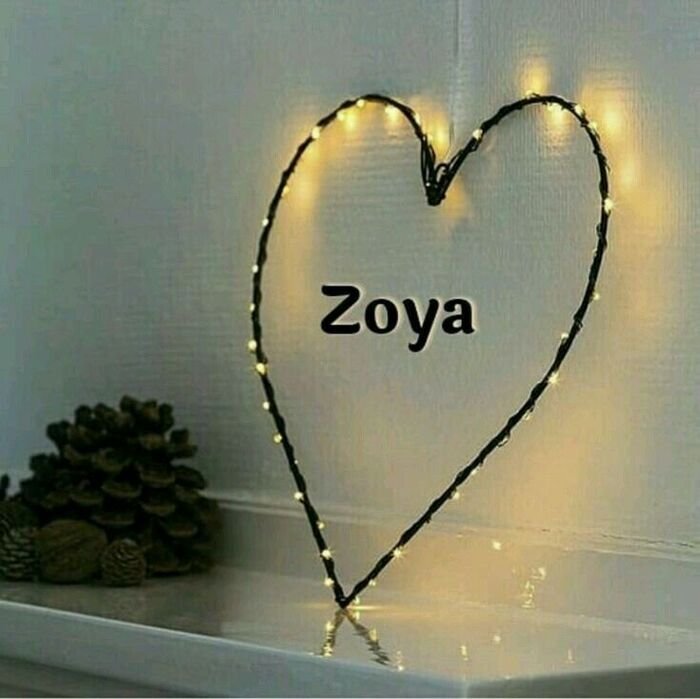 zoya name dp mood edit