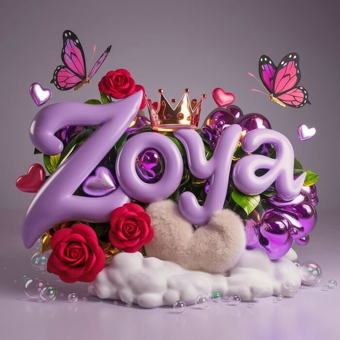 zoya name dp portrait