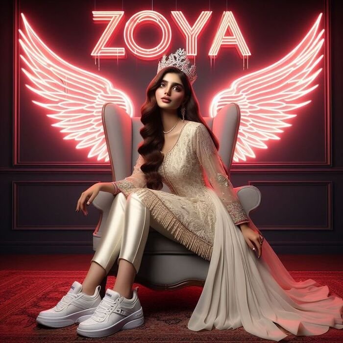 zoya name dp